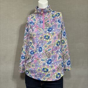 Stella‎ Parker Sport Womens UPF Sun Protection Top Medium 1/4 Zip Golf Hiking